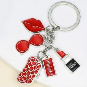 Lipstick charm Key Chain